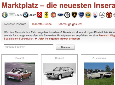 Markenselektor auf Zwischengas